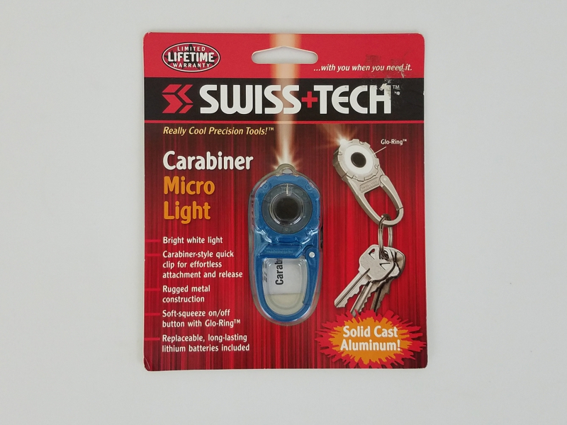 Caribiner Flashlight Blister Packaging