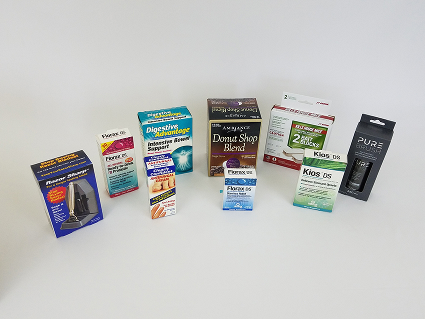 Custom Carton Packing and Chipboard Boxes